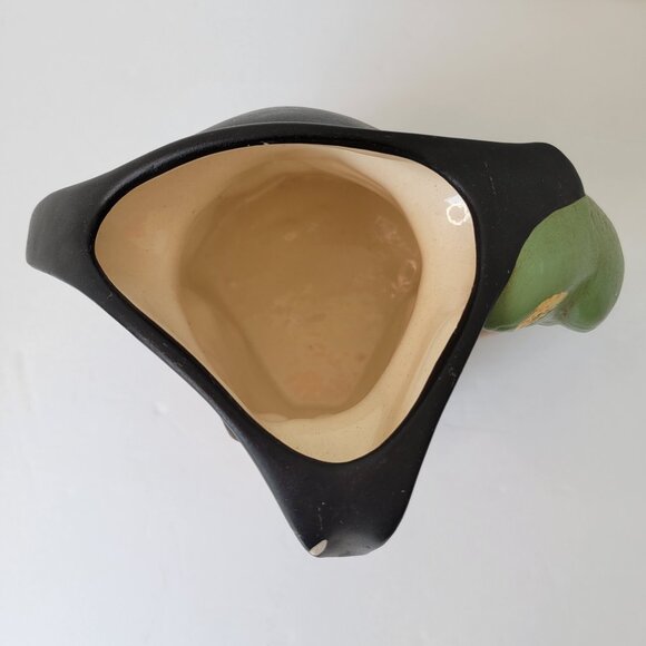 Vtg 1974 Byron Molds Pirate w/ Green Parrot Handle 70s Mug Stein - Picture 9 of 11